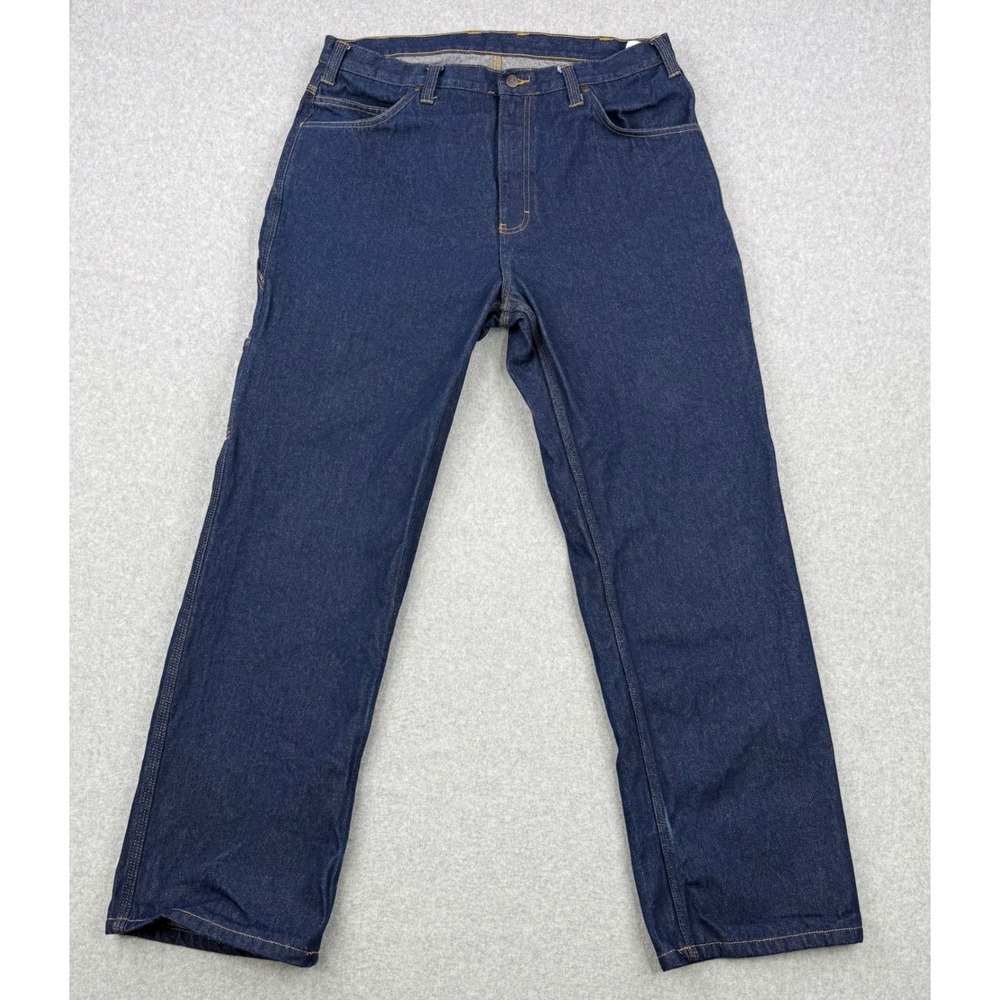 Vintage Ben Davis Jeans Mens 38x32 Blue Denim Carpenter Baggy Loose 776 Skater